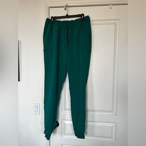 HUNTER GREEN JAANUU WOMEN ESSENTIAL FIVE POCKET JOGGER NWT